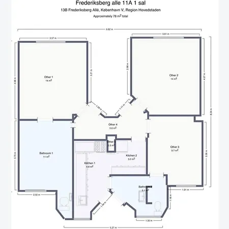 Only Spacious&comfortable First-floor 3br Copenhague